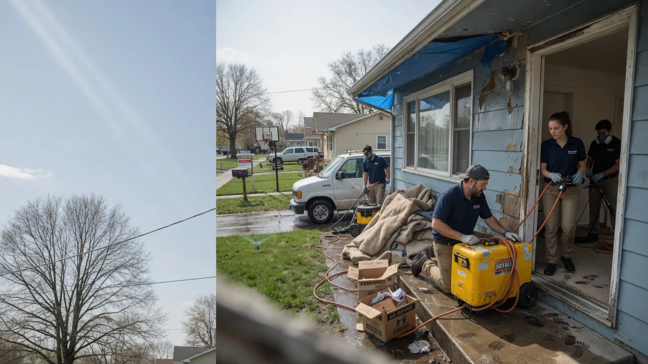 Basement Flood Cleanup in Vincennes, IN near me